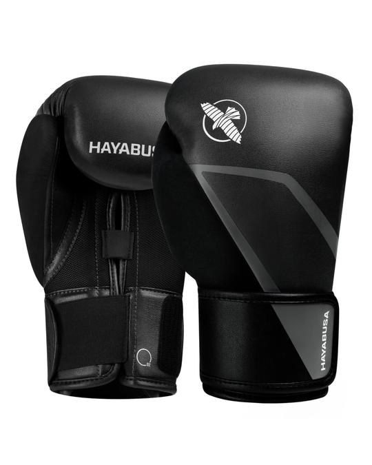 Hayabusa E1 Boxing Gloves - Black / Grey