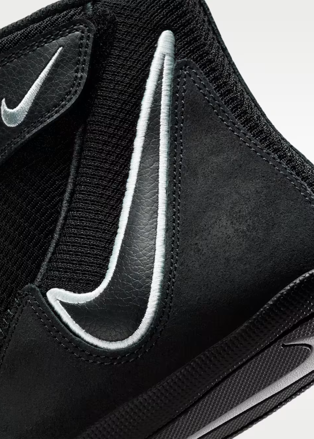Nike Speedsweep VIII Wrestling Shoes - 001-Black/White-Black/Wolf Grey