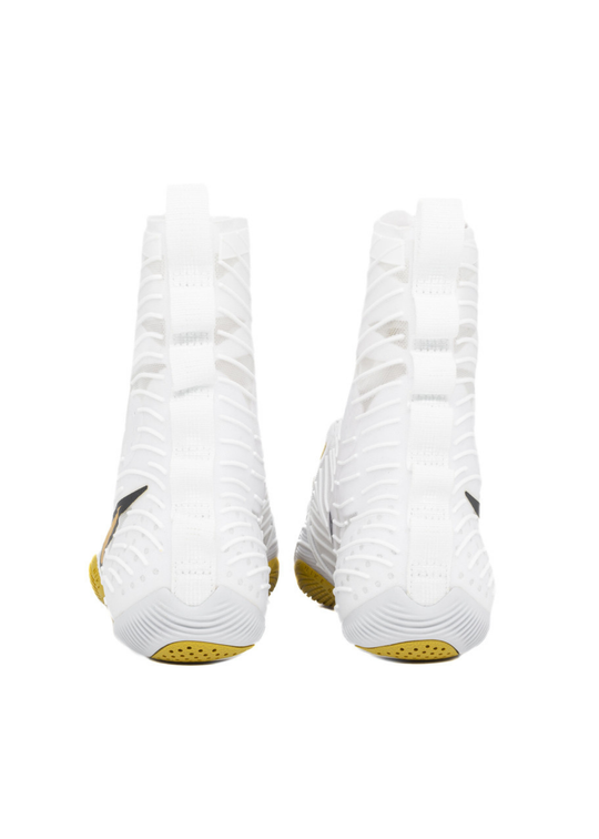 Nike HyperKO 3 Boxing Shoes - White/Metallic Gold-Black