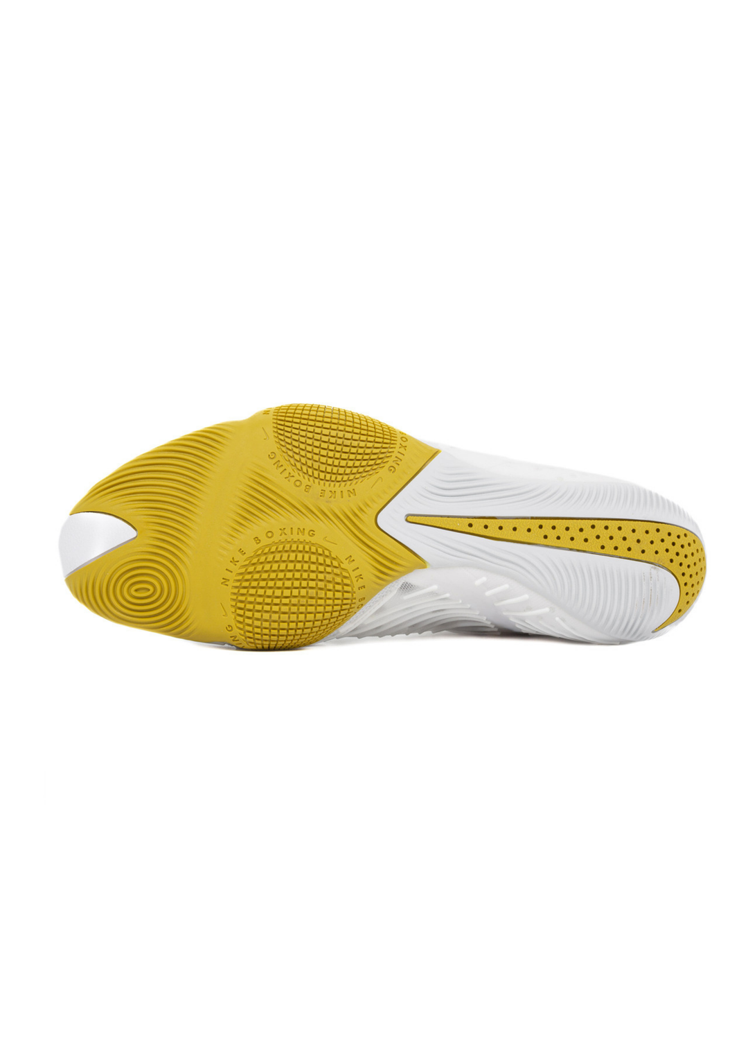 Nike HyperKO 3 Boxing Shoes - White/Metallic Gold-Black
