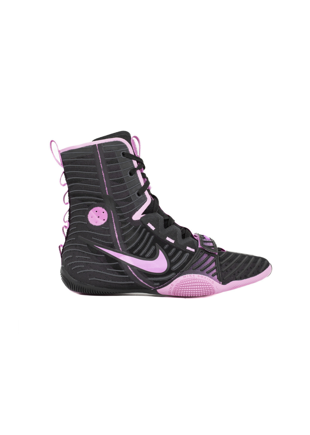 Nike HyperKO 3 Boxing Shoes - Black/LT Magenta