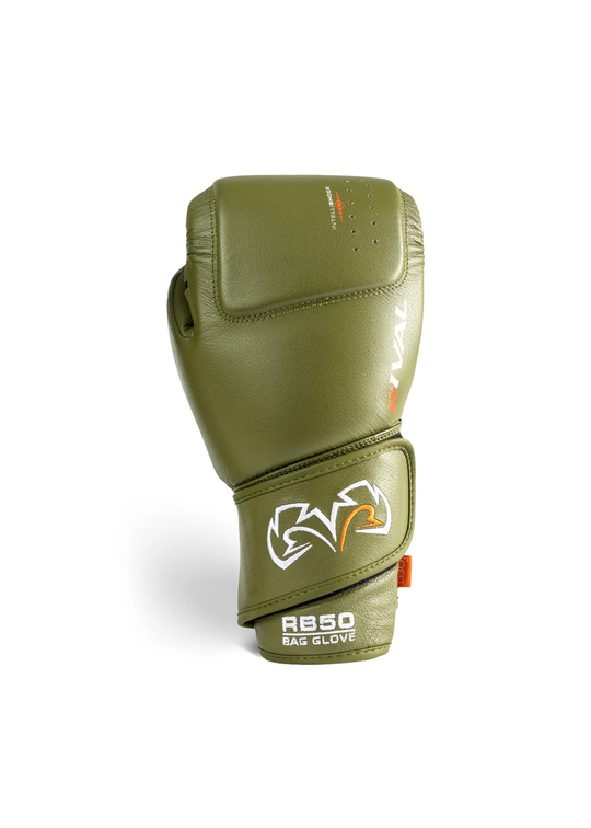 Rival RB50 Intelli-Shock Compact Bag Gloves - KHAKI