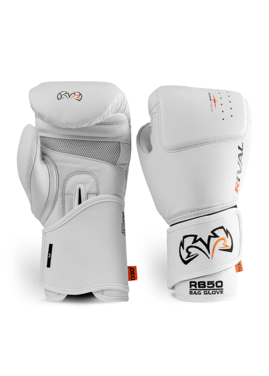 Rival RB50 Intelli-Shock Compact Bag Gloves - WHITE