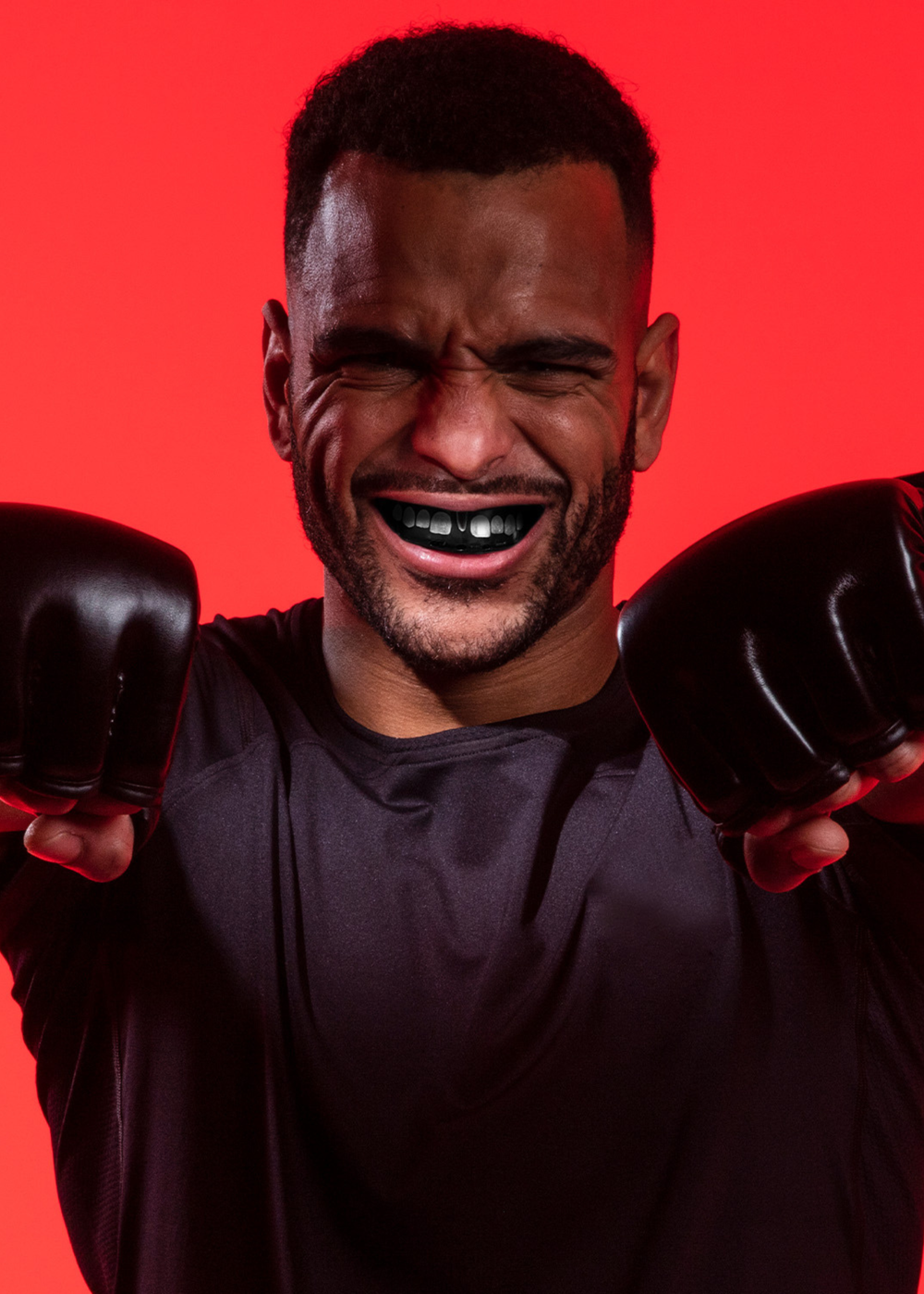 OPRO Silver Level Grillz Mouthguard - Black/Silver