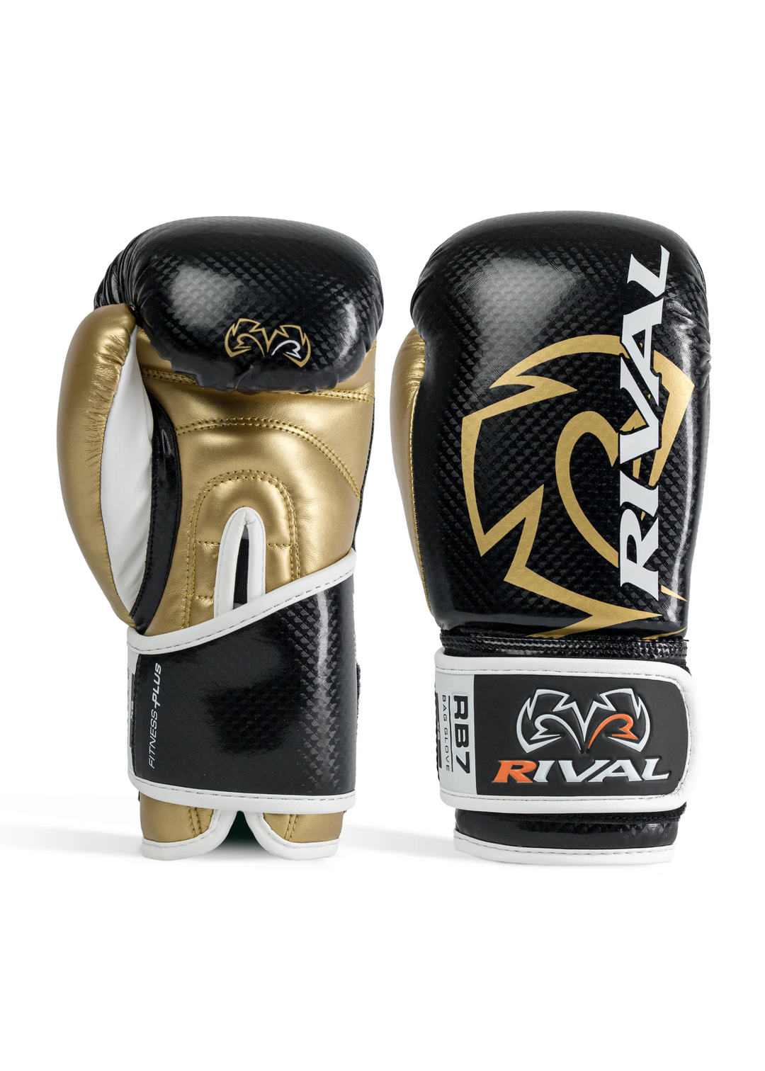 RIVAL RB7 FITNESS PLUS BAG GLOVES - BLACK/GOLD