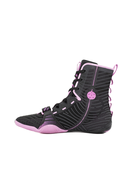 Nike HyperKO 3 Boxing Shoes - Black/LT Magenta