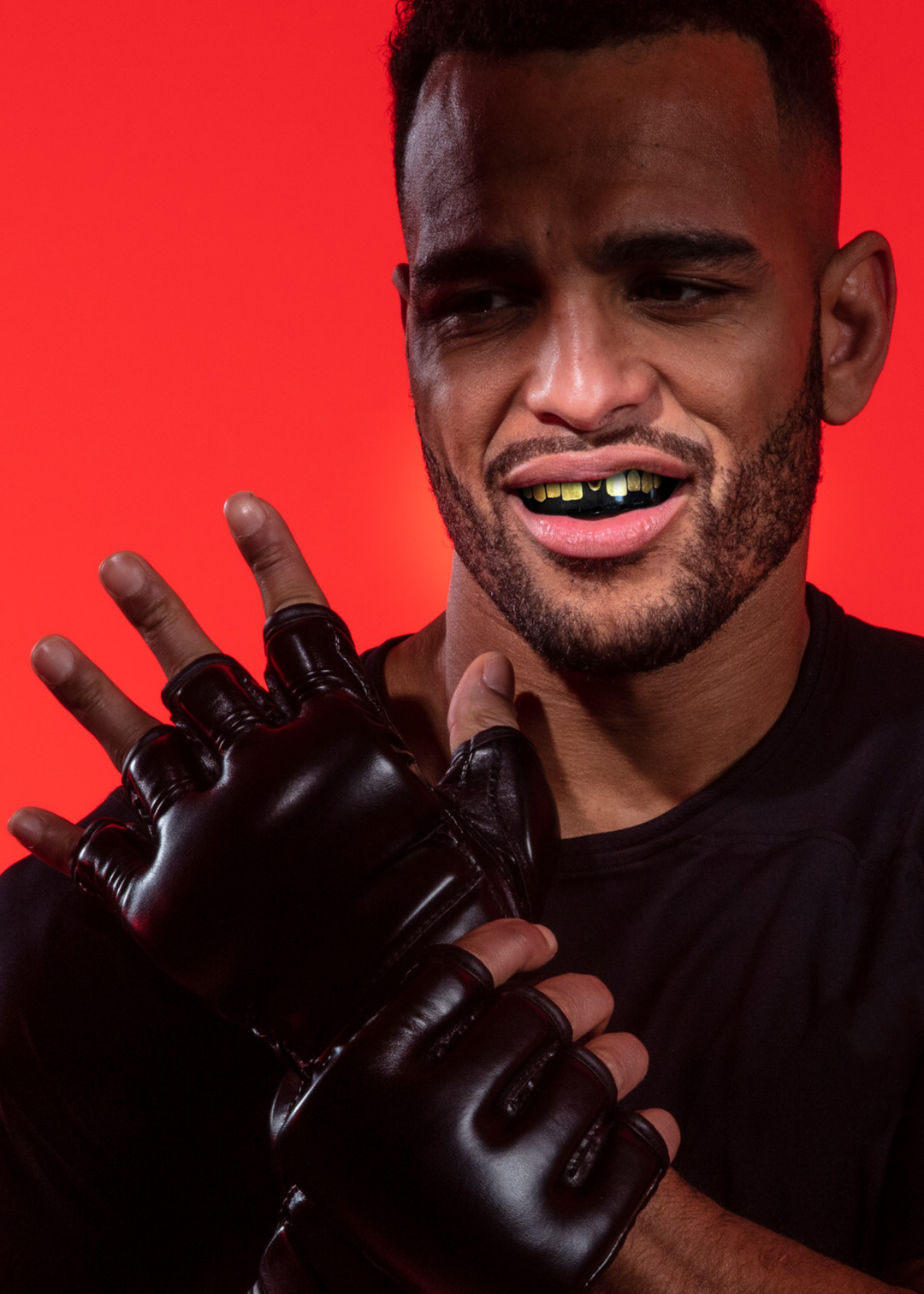 OPRO Gold Level Grillz Mouthguard - Black/Gold
