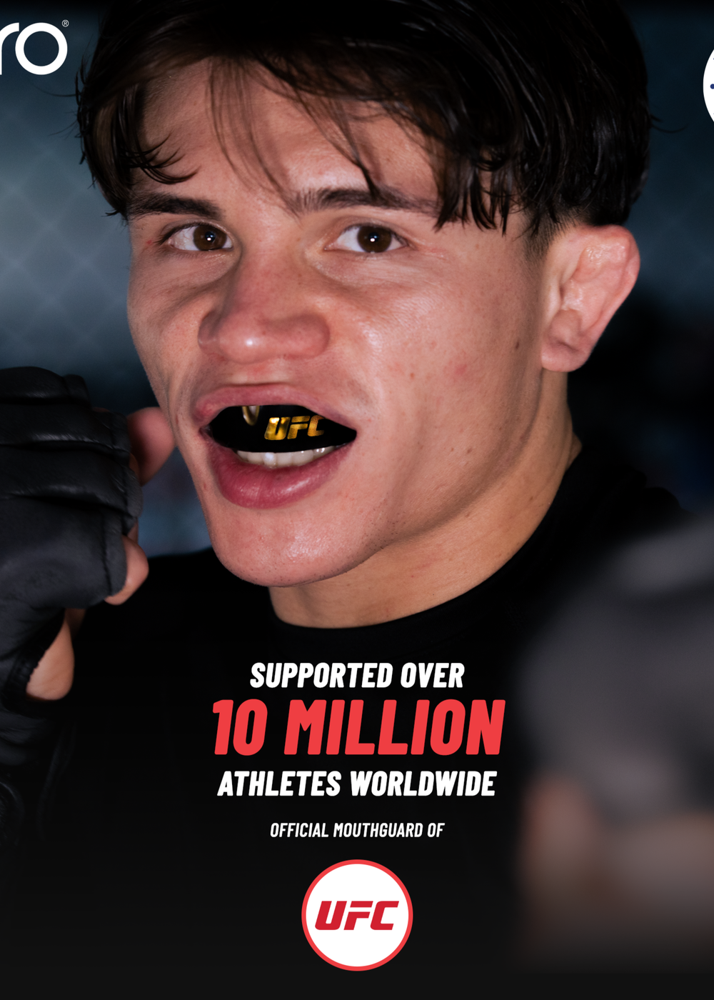 OPRO UFC Gold Level Mouthguard - Black/Gold