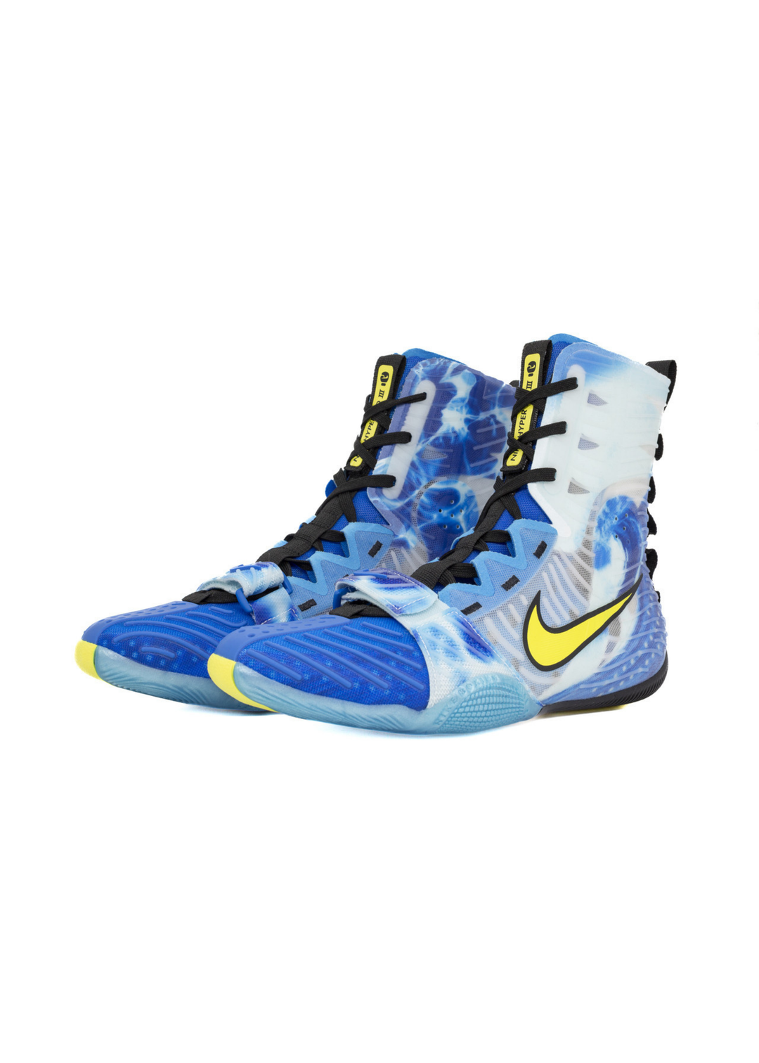 Nike HyperKO 3 SE Boxing Shoes - PHOTO BLUE/SONIC YELLOW-BLACK