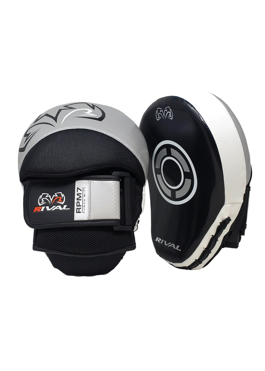 RIVAL RPM7 Fitness Plus Punch Mitts - SILVER/BLACK