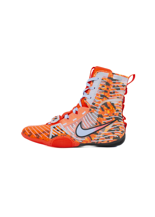 Nike HyperKO 3 SE Boxing Shoes - BRIGHT CRIMSON-ALUMINUM -BLACK
