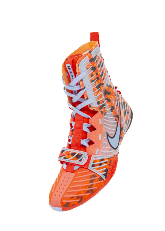 Nike HyperKO 3 SE Boxing Shoes - BRIGHT CRIMSON-ALUMINUM -BLACK