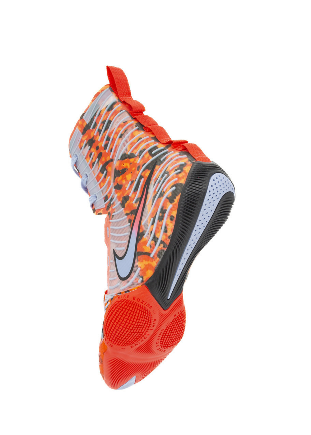 Nike HyperKO 3 SE Boxing Shoes - BRIGHT CRIMSON-ALUMINUM -BLACK