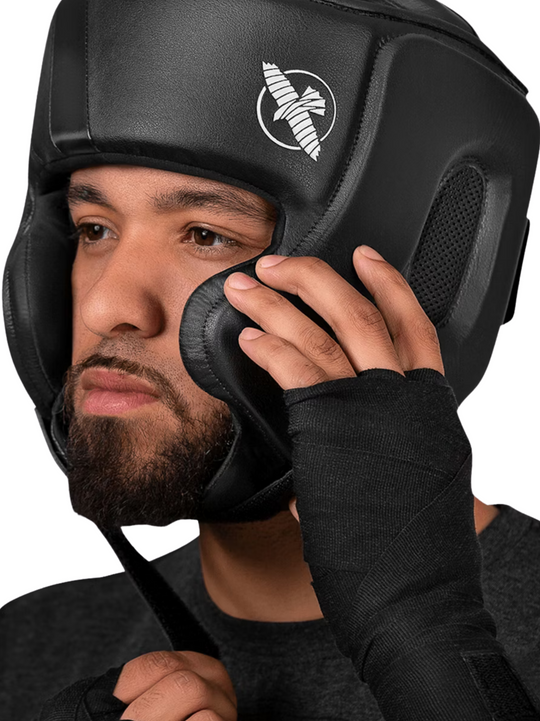 Hayabusa T3 Boxing Headgear - Black