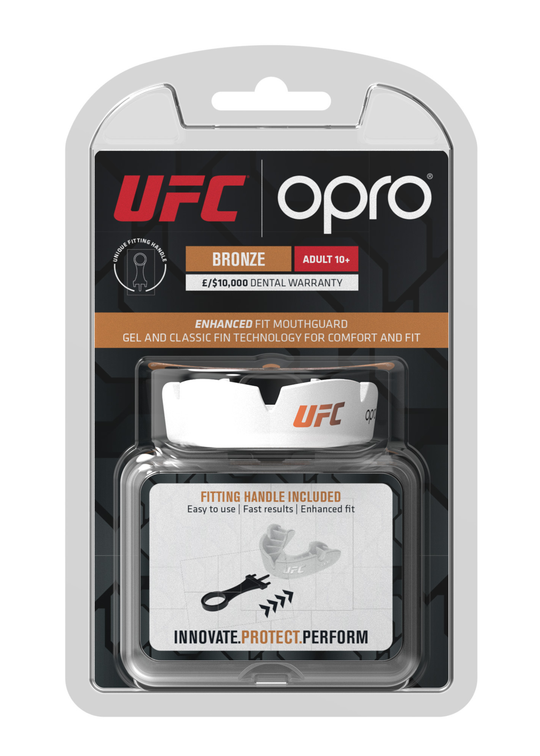 OPRO UFC Bronze Level Mouthguard - White