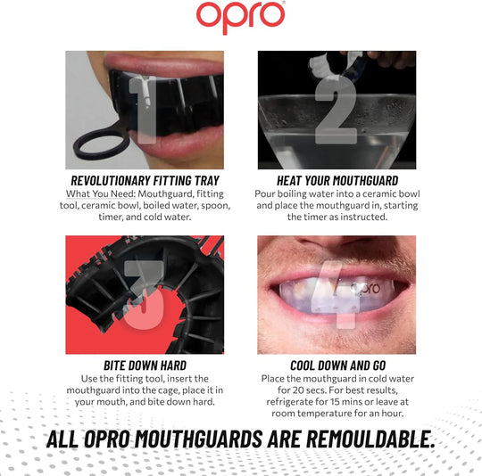 OPRO UFC Bronze Level Mouthguard - Black