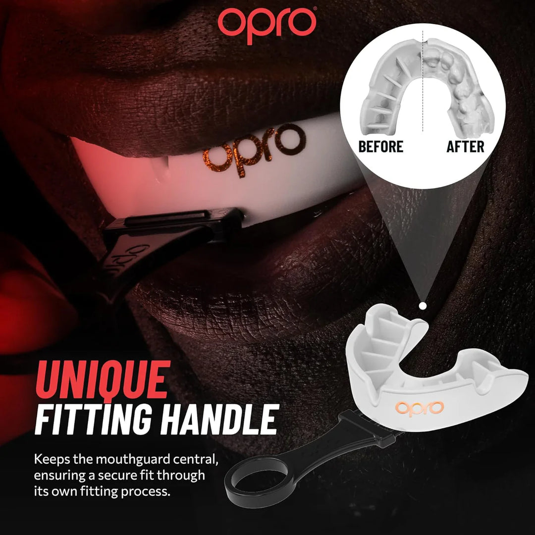 Bronze Level OPRO Bronze Level Mouthguard - White – Canadian Hook