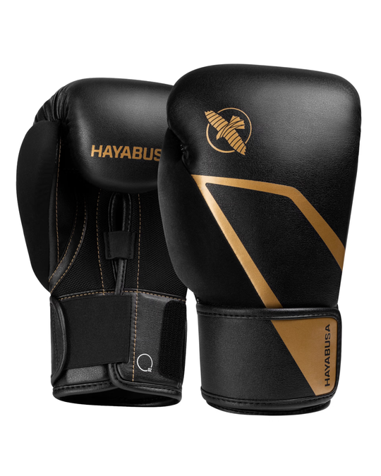 Hayabusa E1 Boxing Gloves - Black / Gold