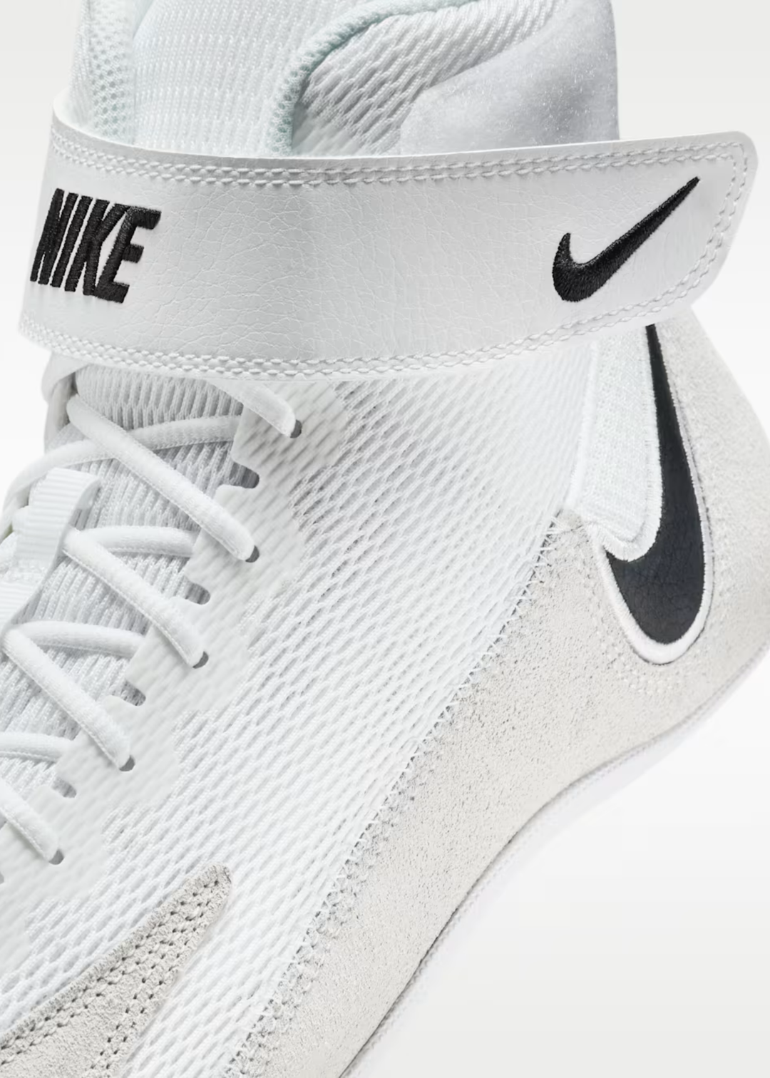 Nike Speedsweep VIII Wrestling Shoes - 100-White/Black-White/Photon Dust