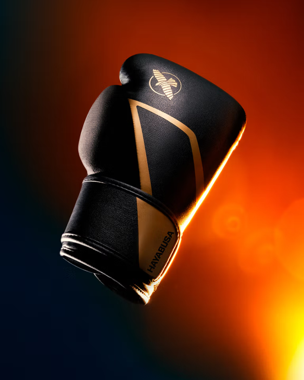 Hayabusa E1 Boxing Gloves - Black / Gold