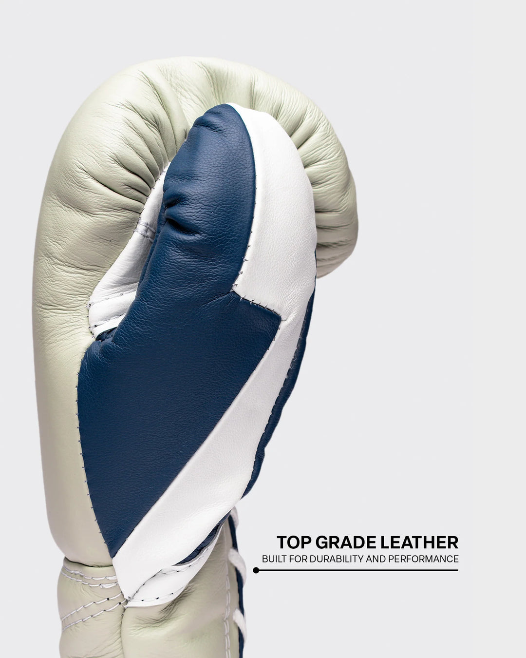 Fly Superlace 2 Lightning Boxing Gloves - White/Navy/Bone