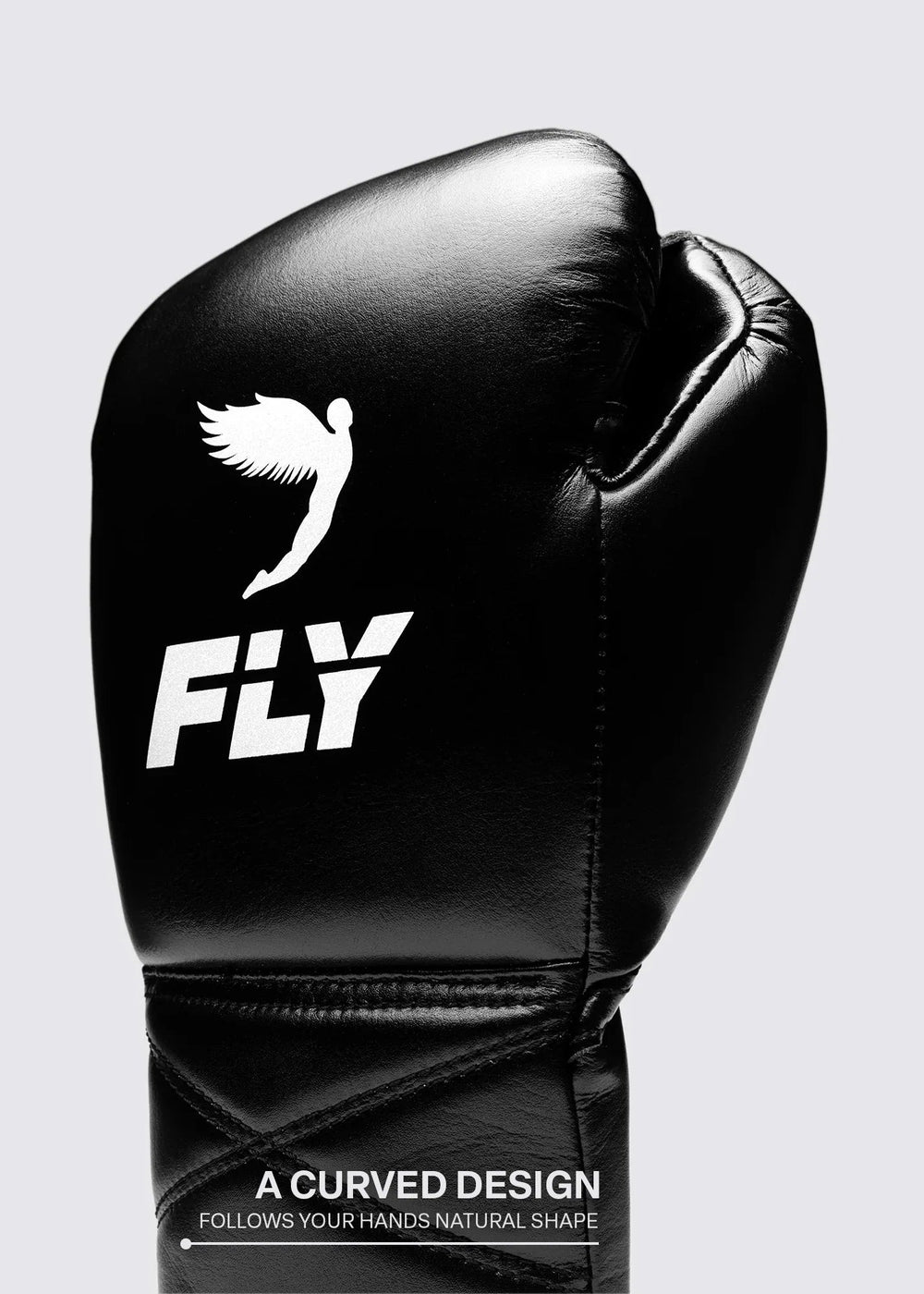 FLY Superlace Pro X 2 Boxing Gloves - Black