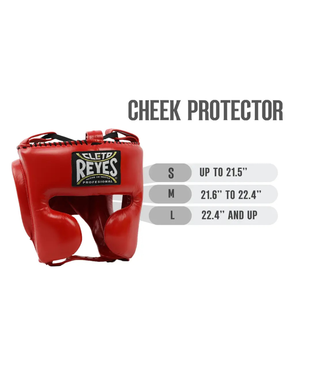 Cleto Reyes Cheek Protector Head Gear - ( Black )