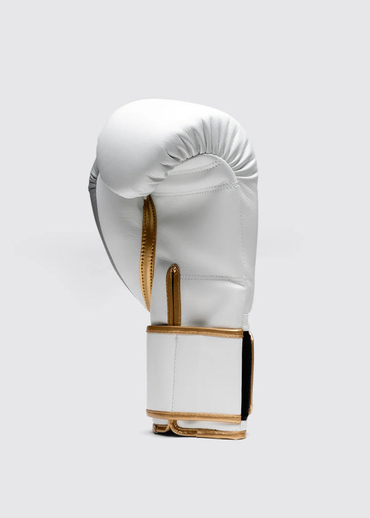 FLY Superloop Pro X 2 Boxing Gloves - White/Grey/Gold