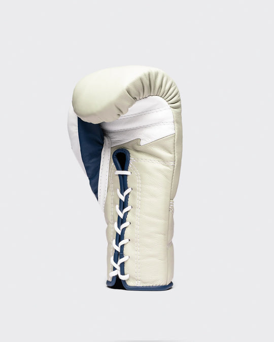 Fly Superlace 2 Lightning Boxing Gloves - White/Navy/Bone