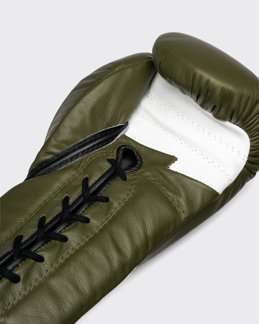 Fly Superlace 2 Lightning Boxing Gloves - Olive Green/White/Black