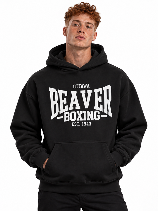 Beaver Boxing Pull Over Hoodie