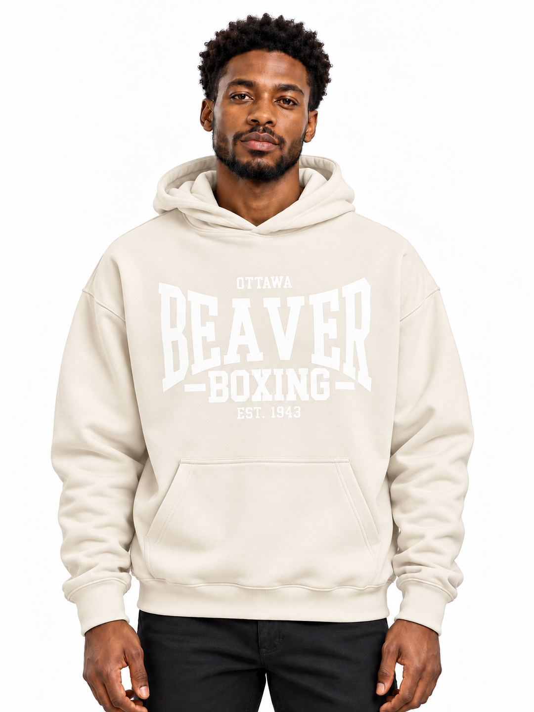 Beaver Boxing Pull Over Hoodie