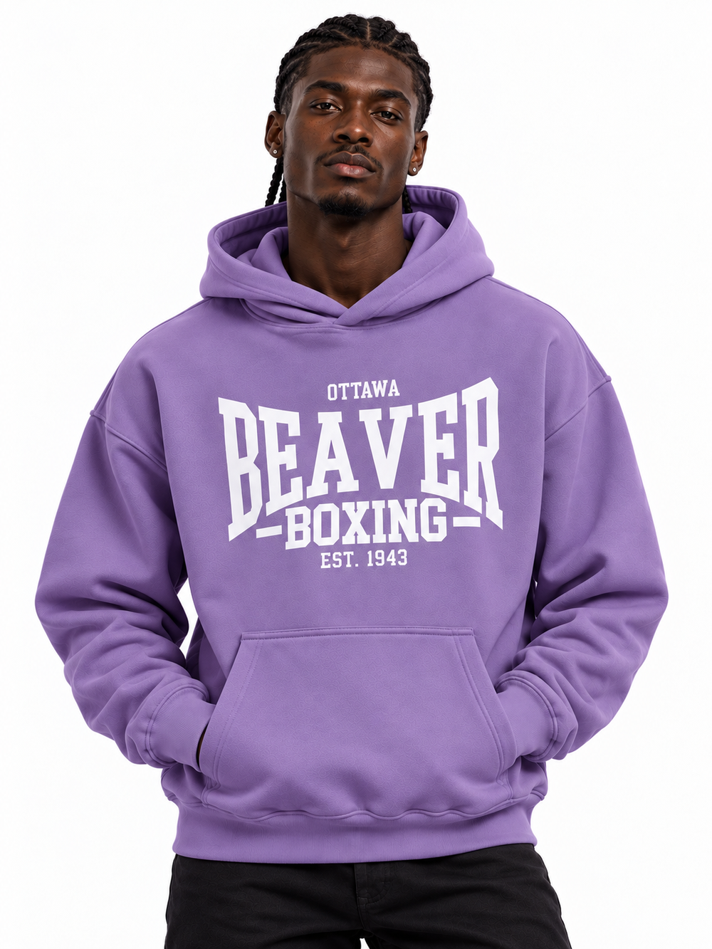 Beaver Boxing Pull Over Hoodie