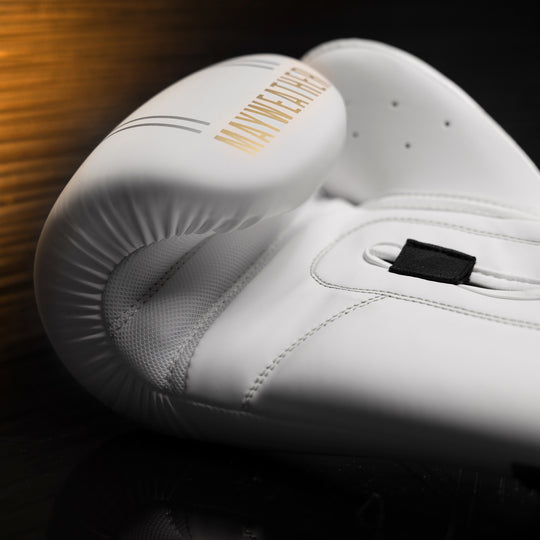 Mayweather Contender Boxing Gloves - White