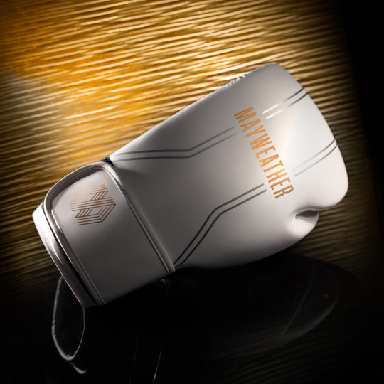 Mayweather Contender Boxing Gloves - White