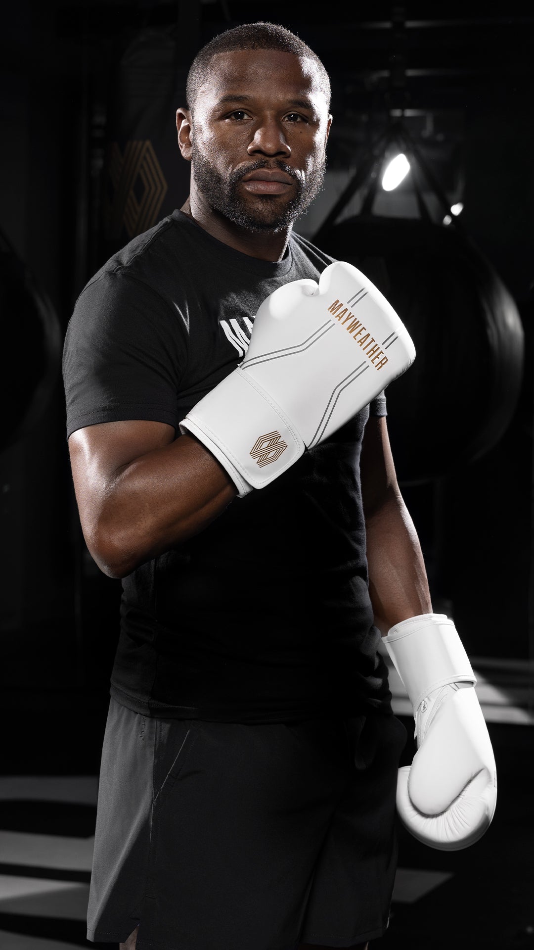 Mayweather Contender Boxing Gloves - White