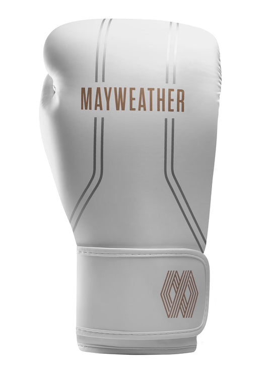 Mayweather Contender Boxing Gloves - White
