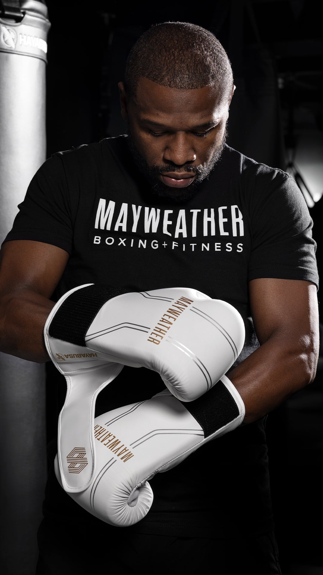 Mayweather Contender Boxing Gloves - White