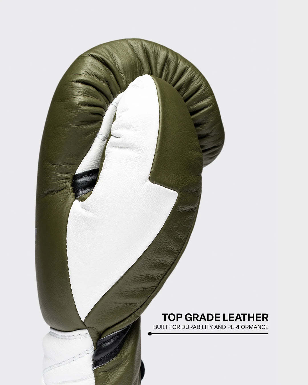 Fly Superlace 2 Lightning Boxing Gloves - Olive Green/White/Black