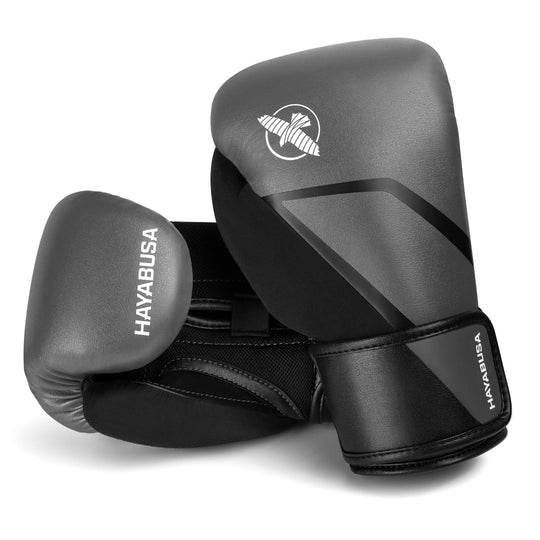 Hayabusa E1 Boxing Gloves - Black / Grey