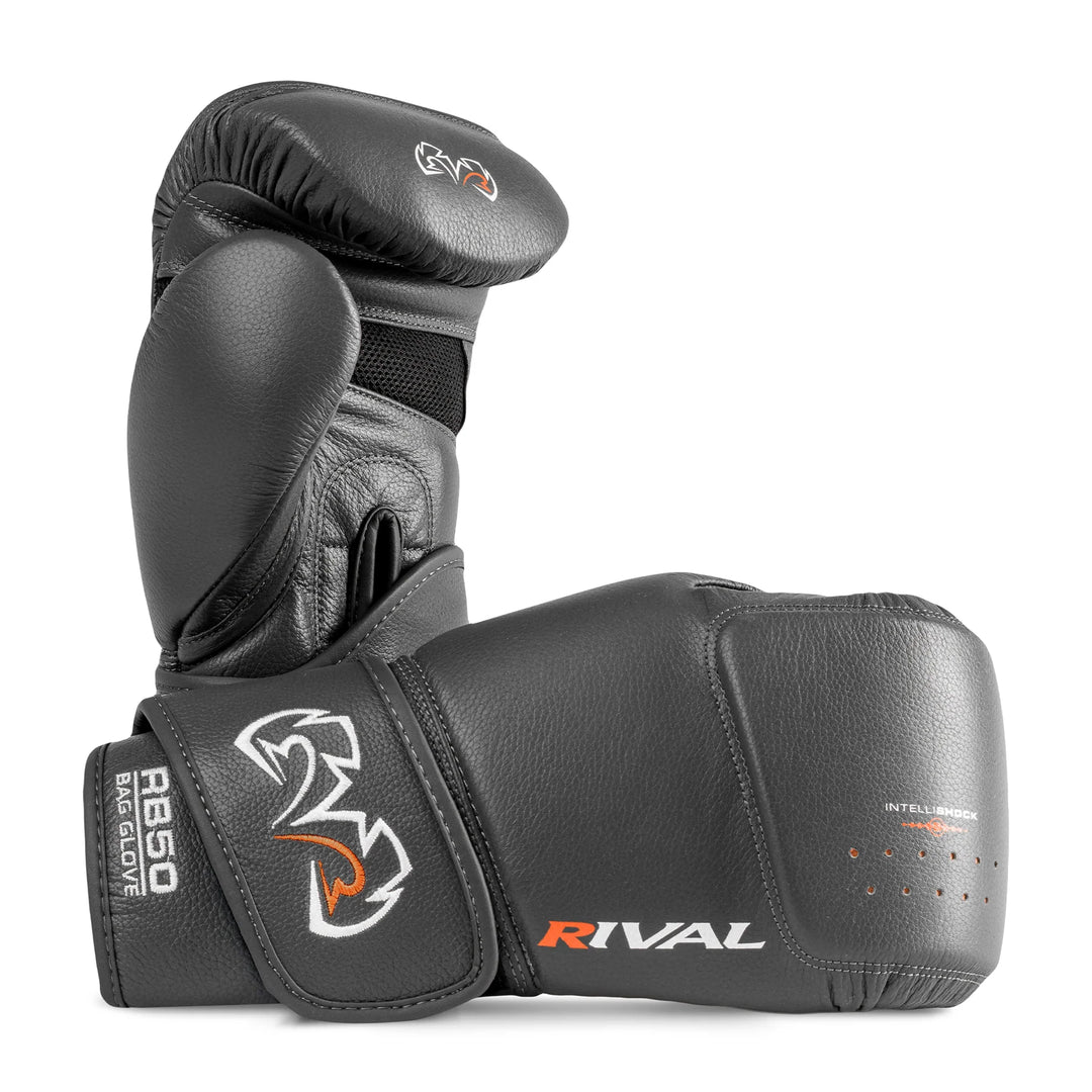 Rival RB50 Intelli-Shock Compact Bag Gloves - Dark Grey