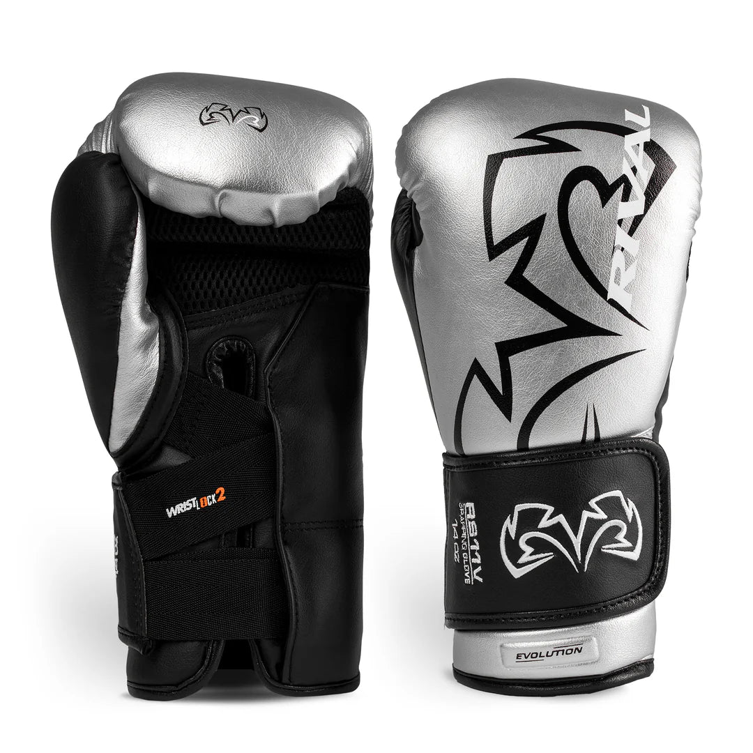 RIVAL RS11V EVOLUTION SPARRING GLOVES - Silver
