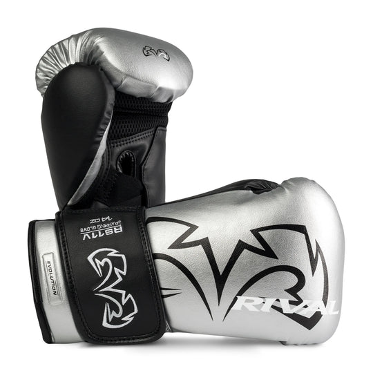 RIVAL RS11V EVOLUTION SPARRING GLOVES - Silver