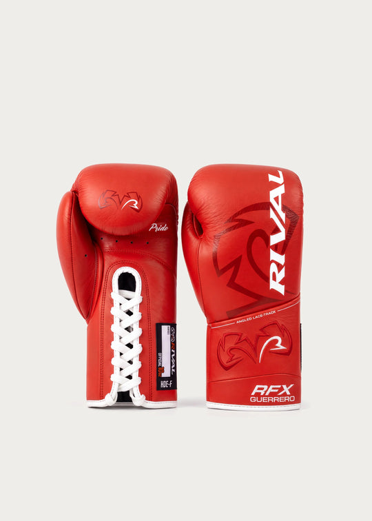 RIVAL RFX-Guerrero Pro Fight Gloves - HDE-F ( RED )