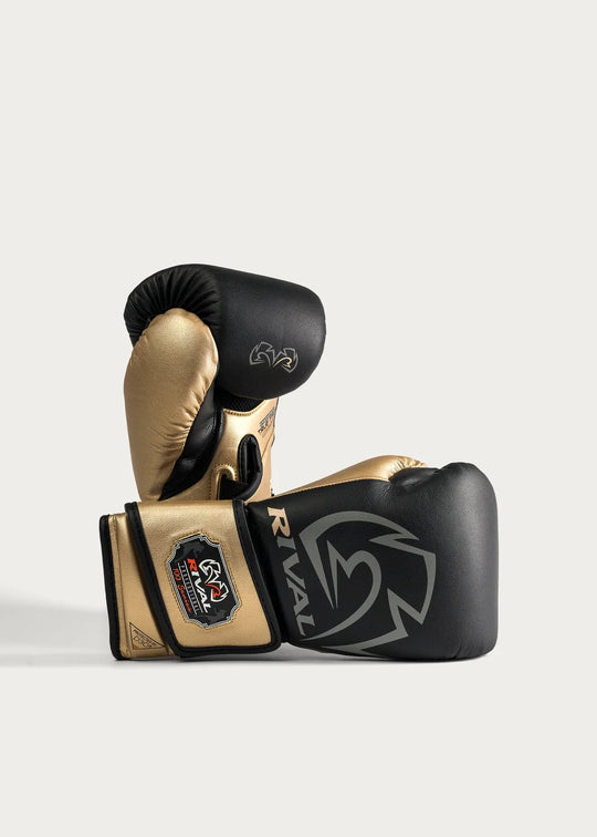 RIVAL RB100 Professional Bag Gloves - Black/Gold