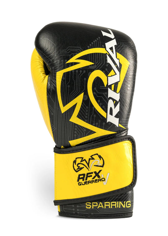 RIVAL RFX-Guerrero-V Sparring Gloves P4P Edition - Black / Yellow