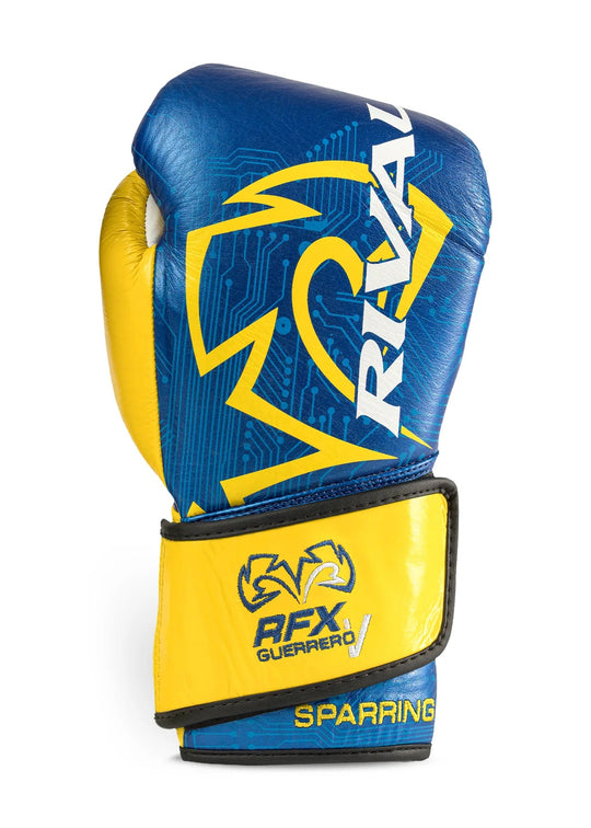 RIVAL RFX-Guerrero-V Sparring Gloves P4P Edition - Blue / Yellow