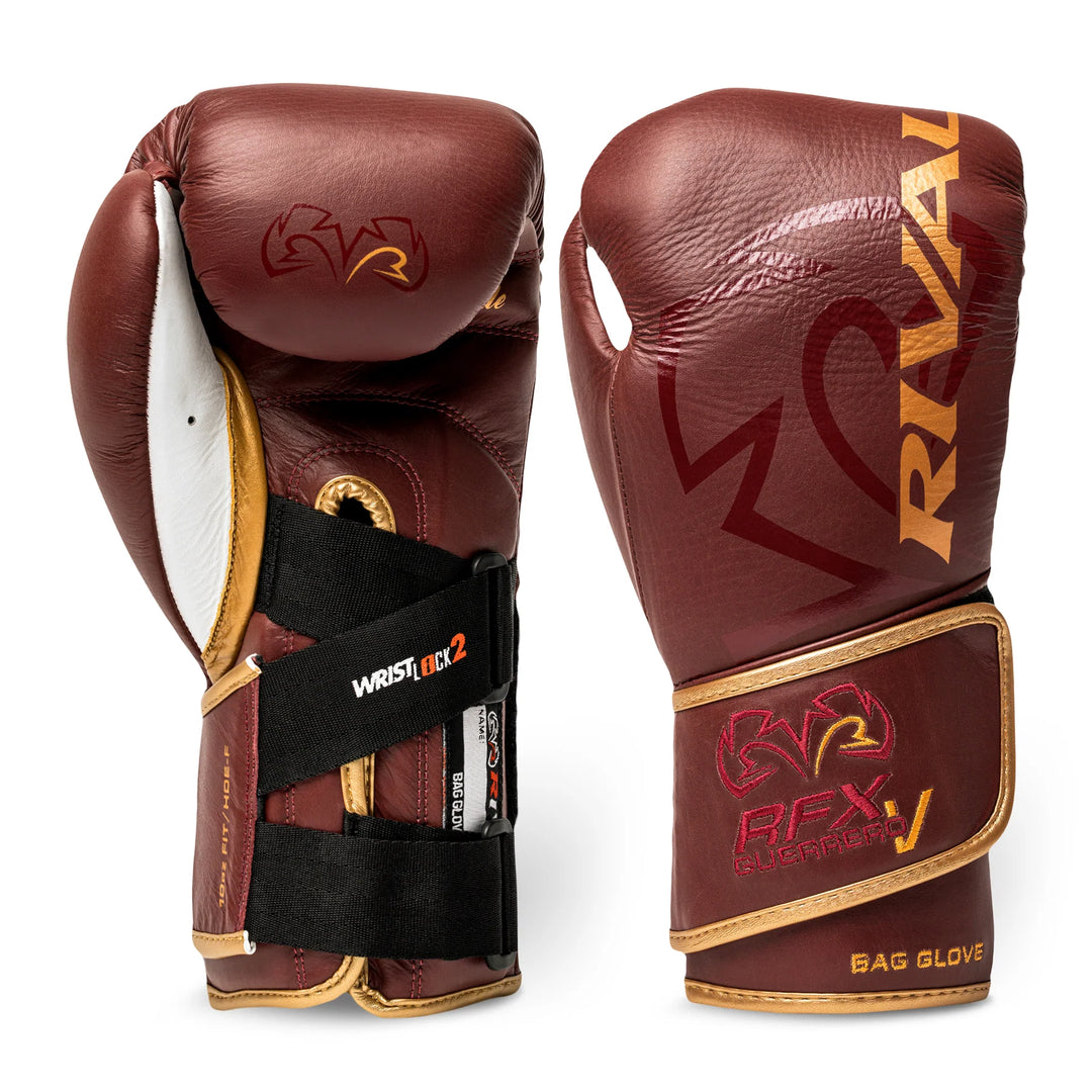RIVAL RFX-Guerrero-V Bag Gloves - HDE-F (Burgundy/Gold)