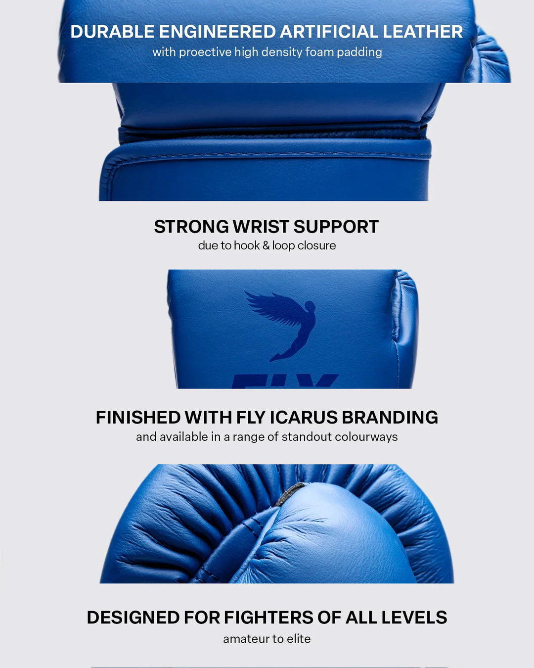 FLY Superloop Team Gloves - Blue