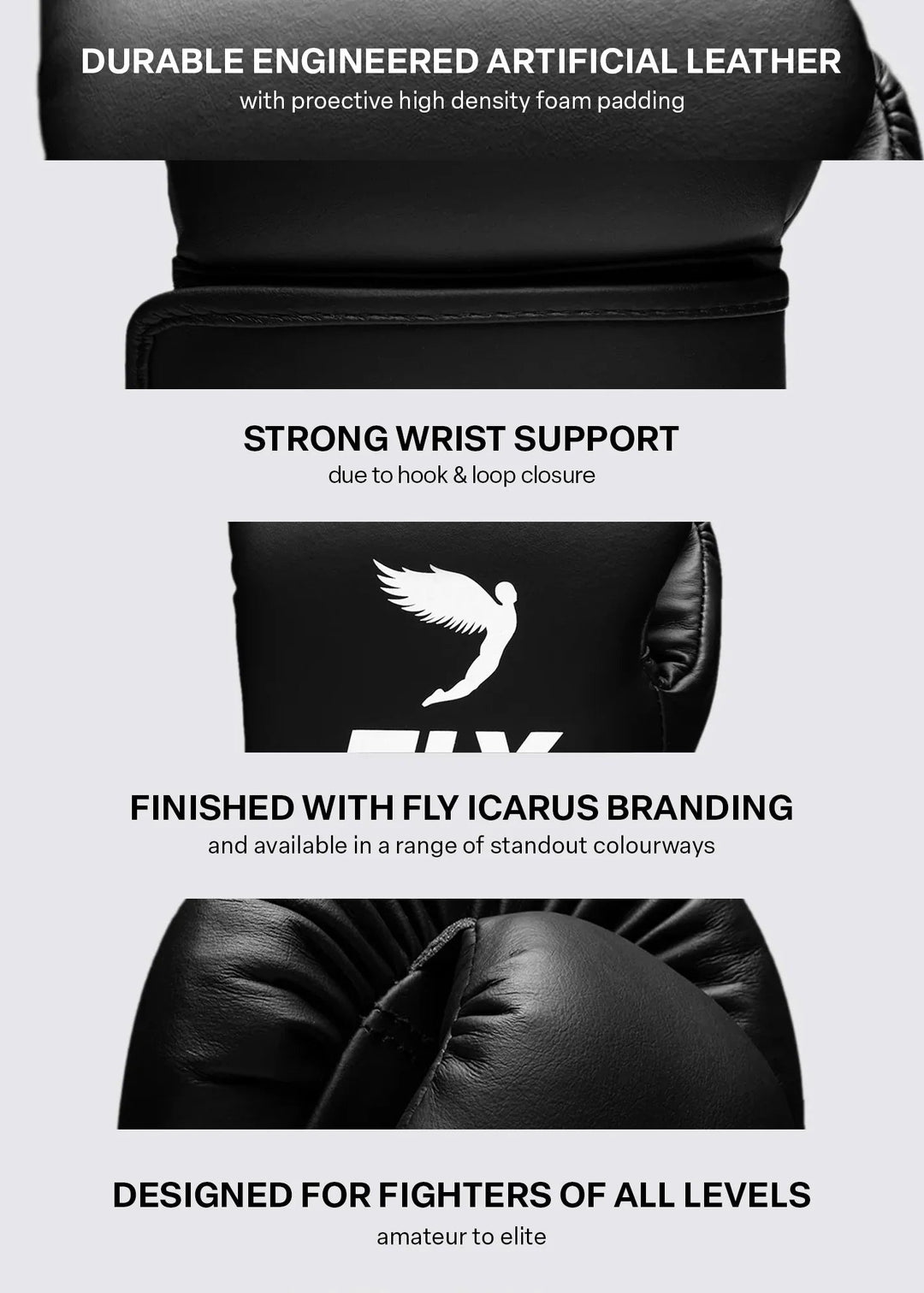 FLY Superloop Team Gloves - Black/White